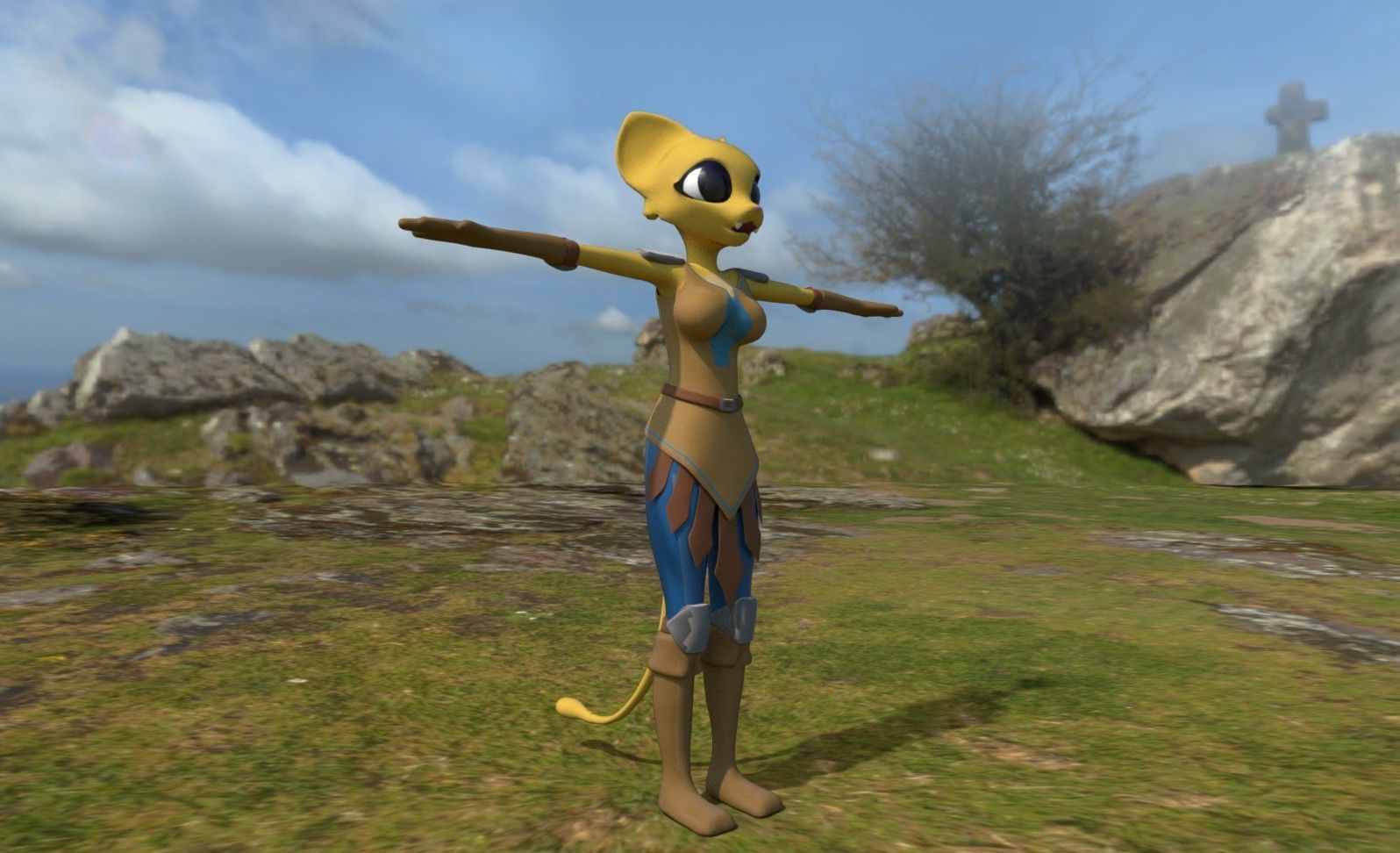 Katia Managan Prequel 3D Model Free low-poly 3D model_9