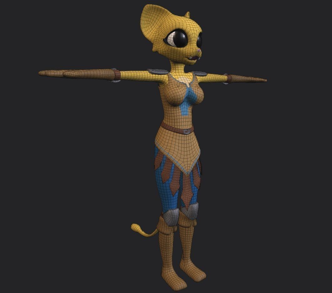 Katia Managan Prequel 3D Model Free low-poly 3D model_3
