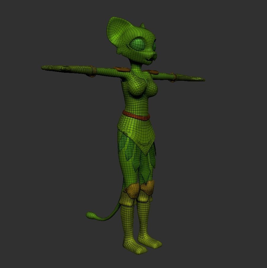 Katia Managan Prequel 3D Model Free low-poly 3D model_39