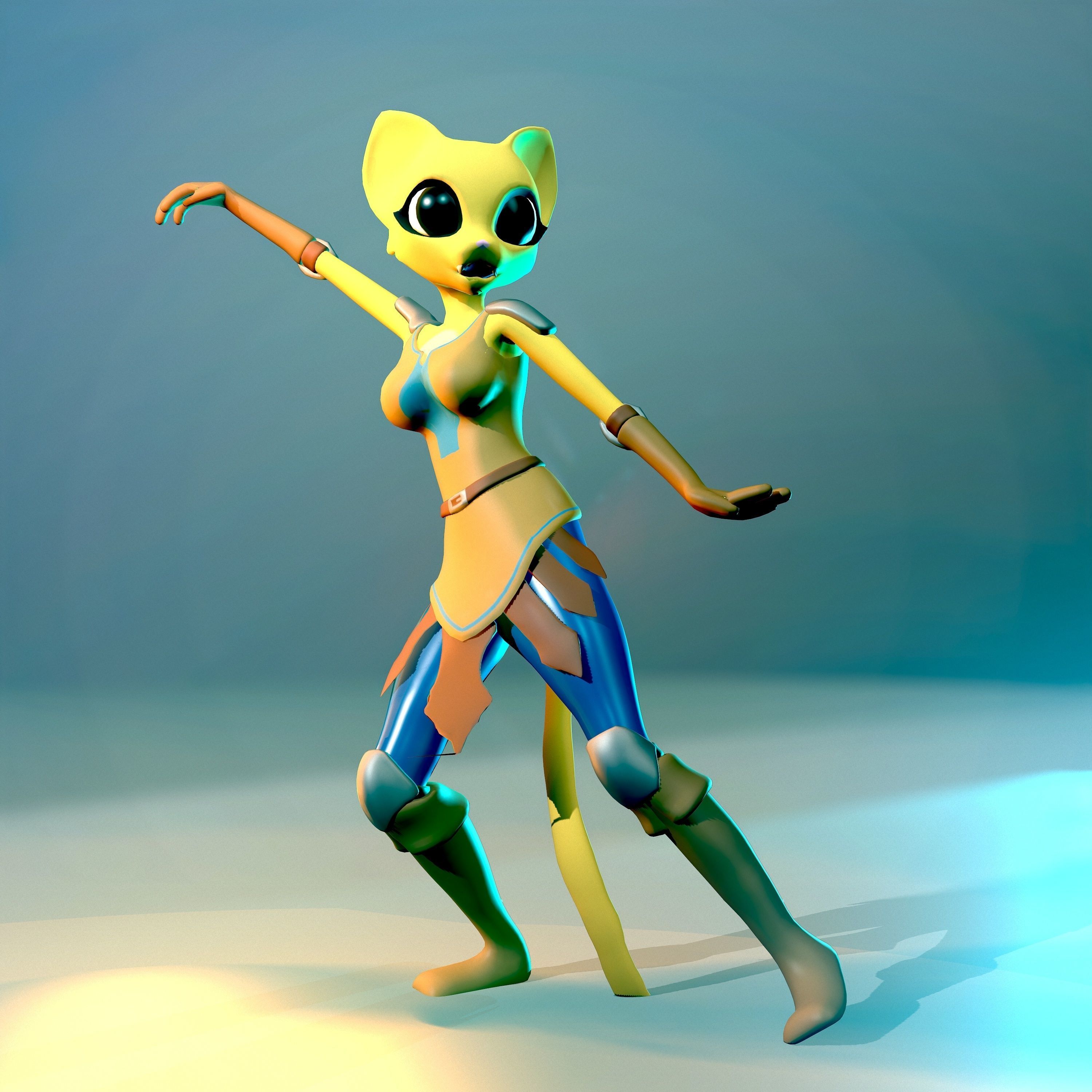 Katia Managan Prequel 3D Model Free low-poly 3D model_21
