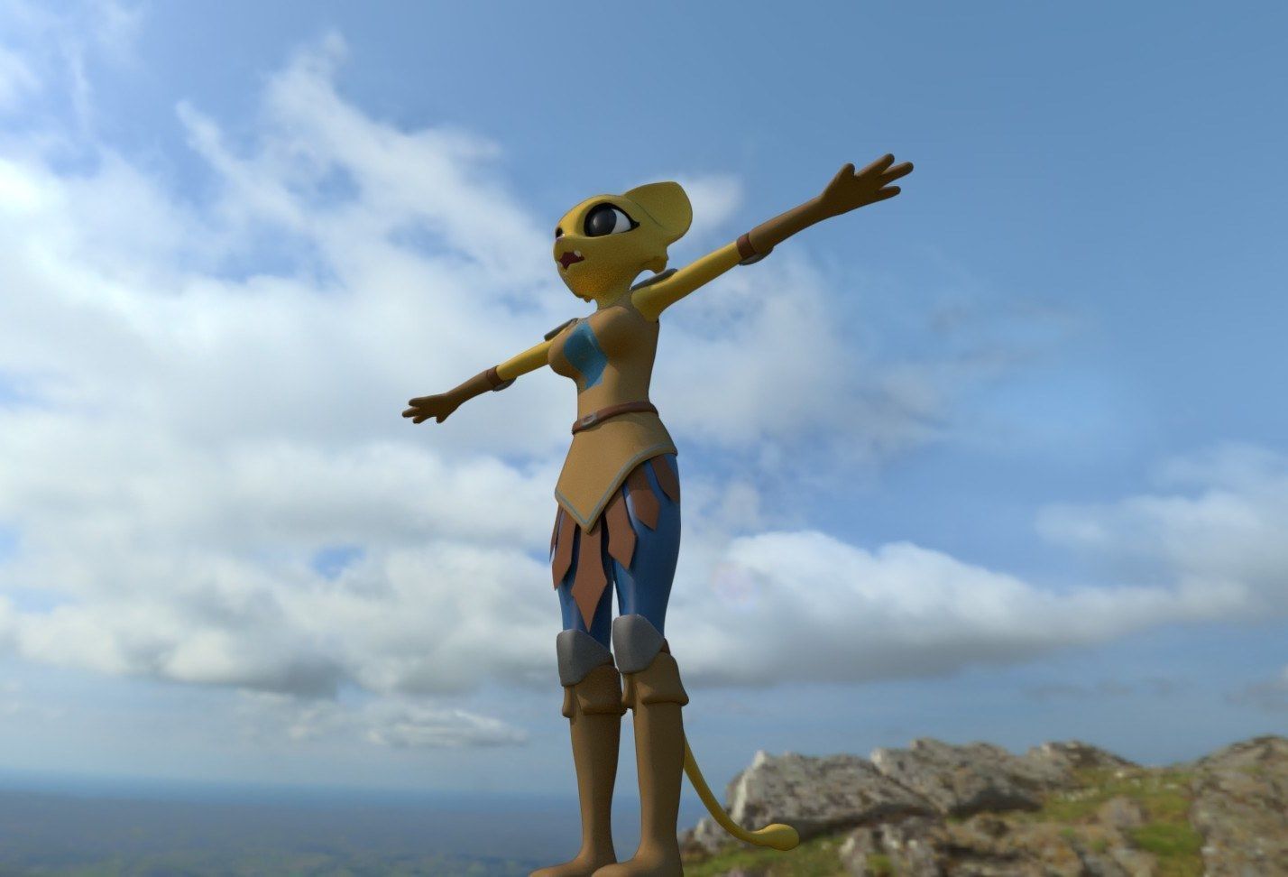 Katia Managan Prequel 3D Model Free low-poly 3D model_24