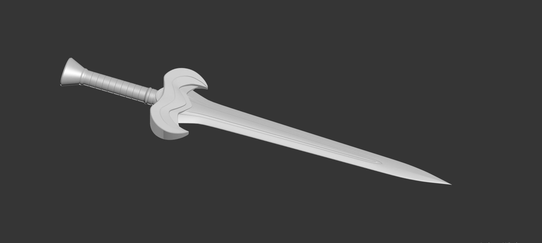 Amazonian sword in INJUSTICE game 3D print model_1