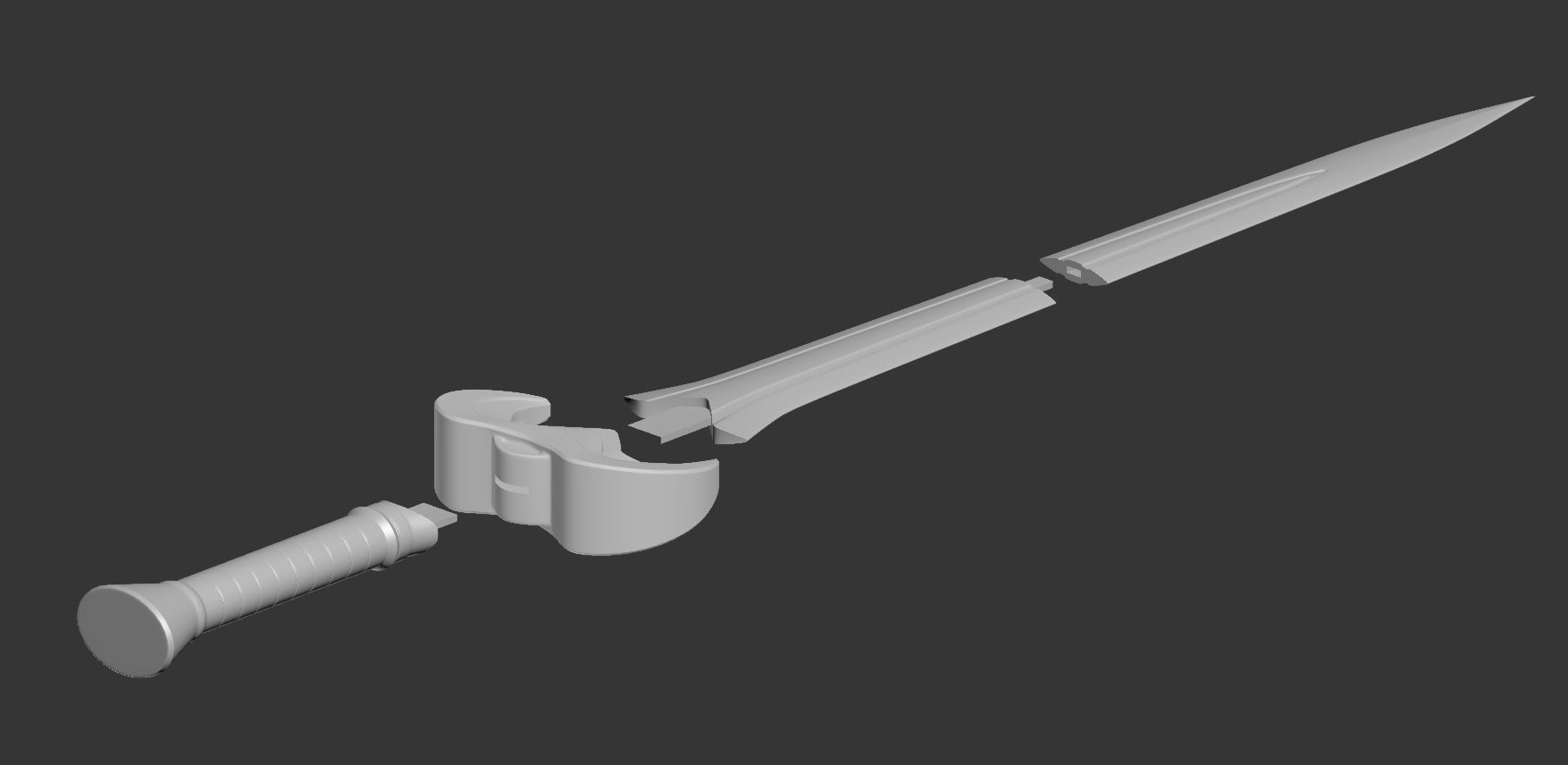 Amazonian sword in INJUSTICE game 3D print model_3