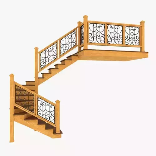 Wooden Interior Staircase