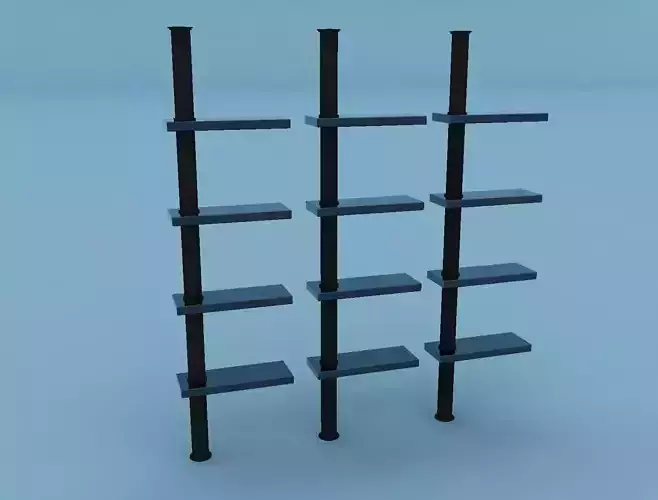 shelf shelving unit with four shelves
