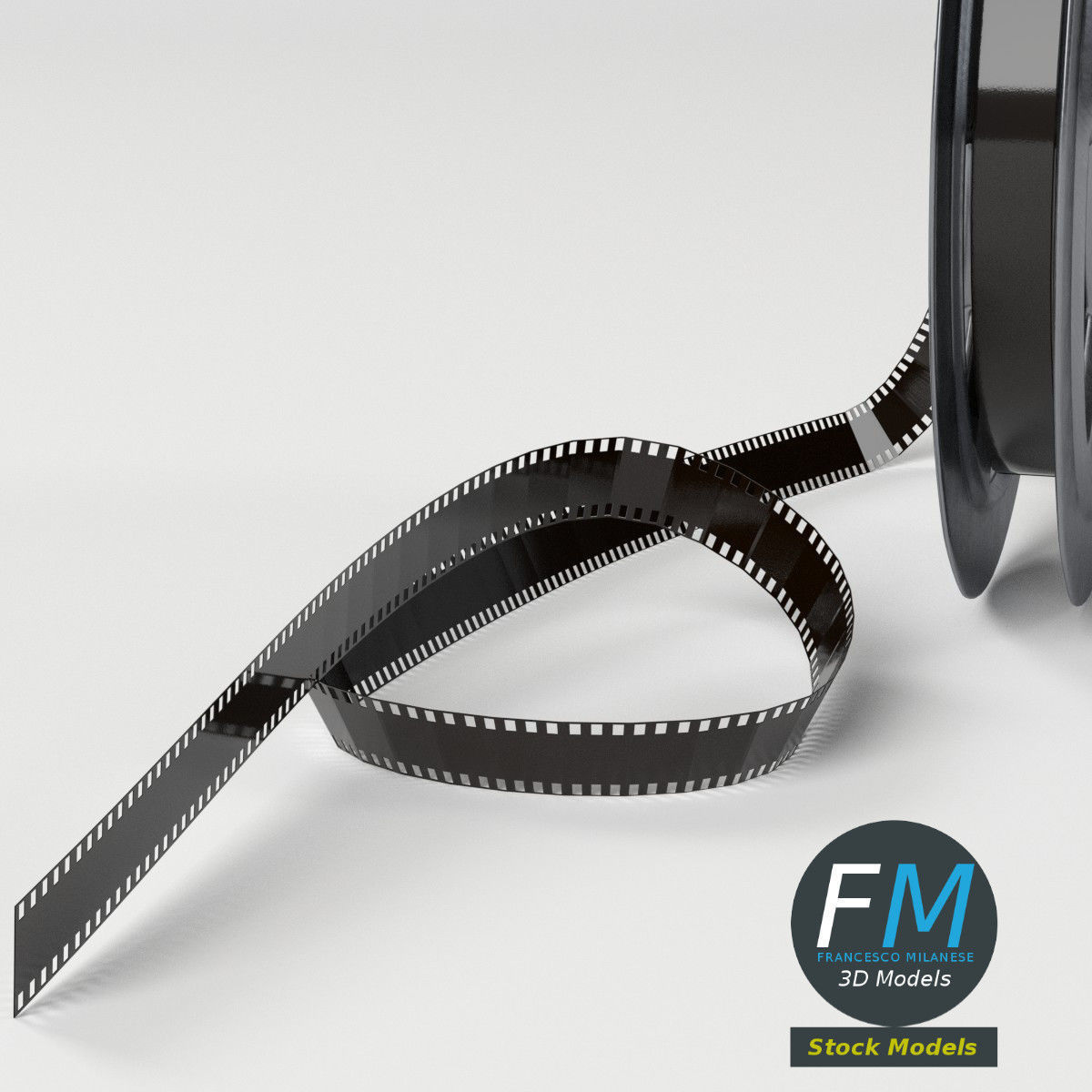 Film Reel 3D model_5