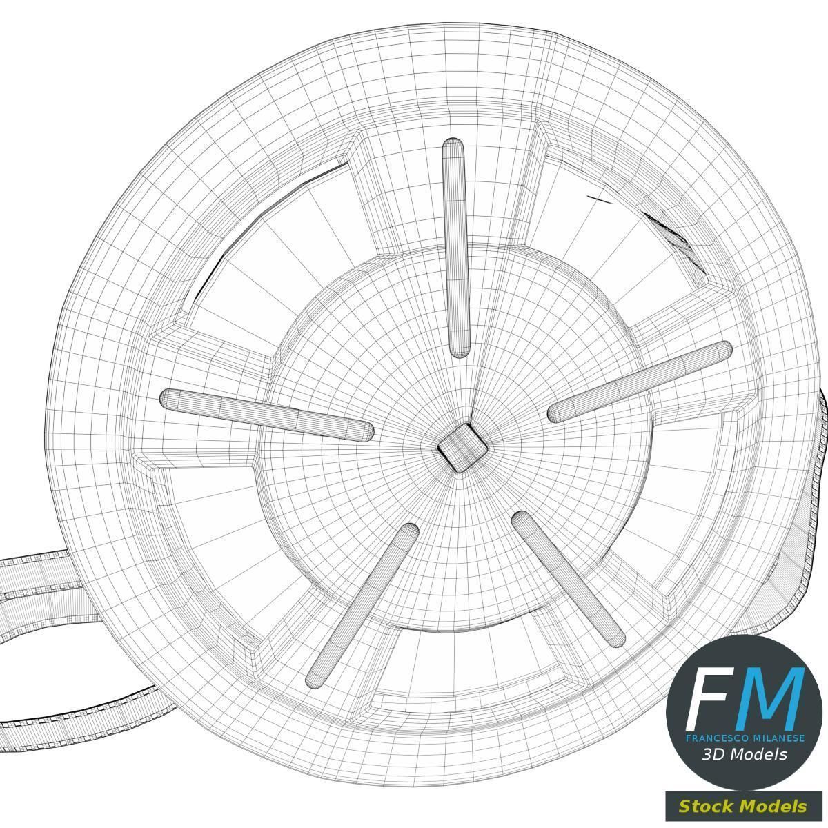 Film Reel 3D model_7
