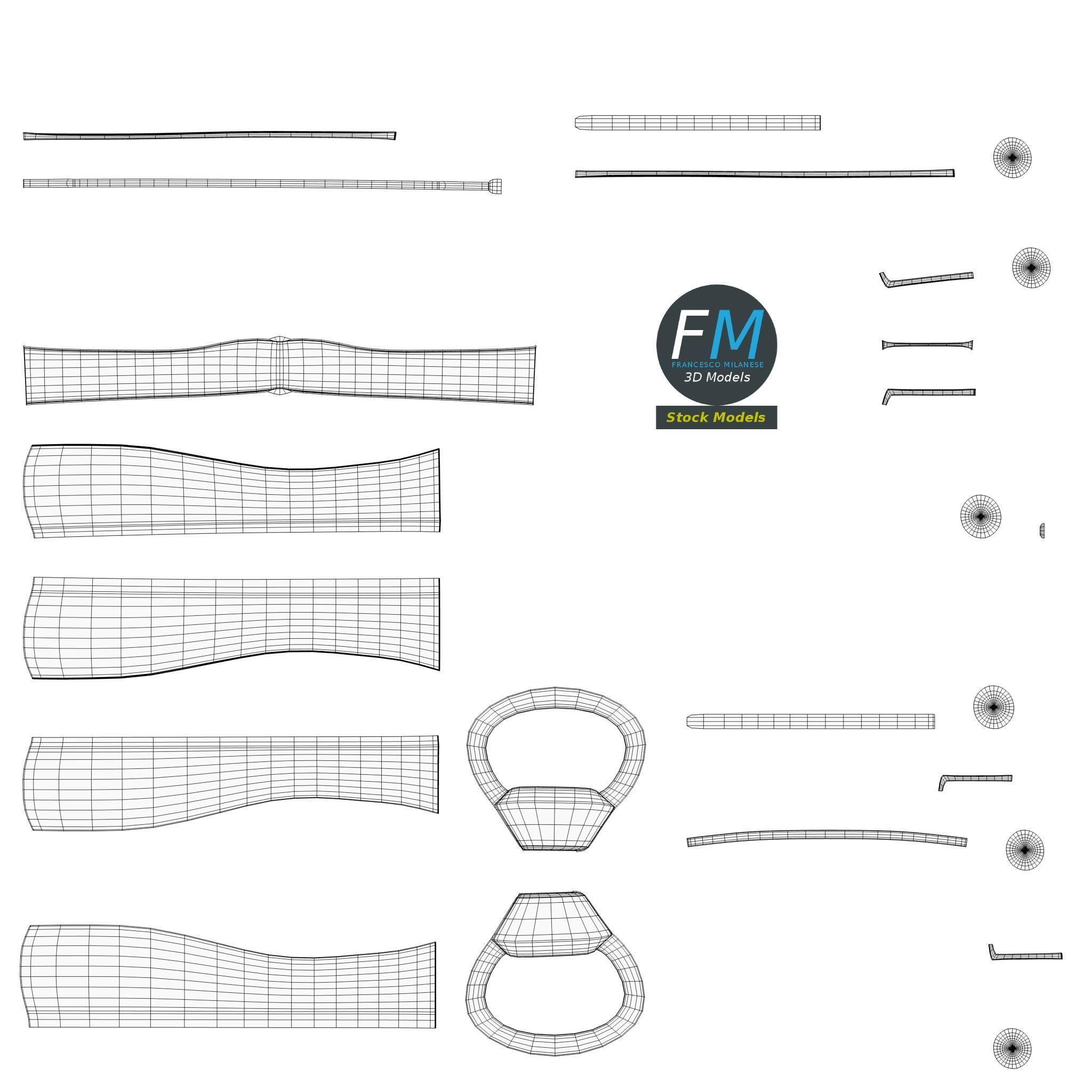 Single lever Corkscrew 3D model_11