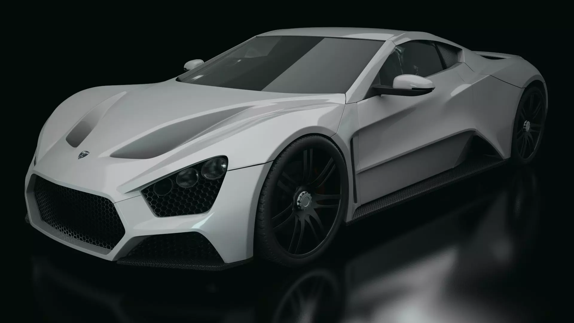 Zenvo ST1 3D Car Model Blender 3D model