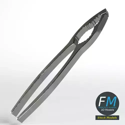 Nutcracker metal pole 3D model