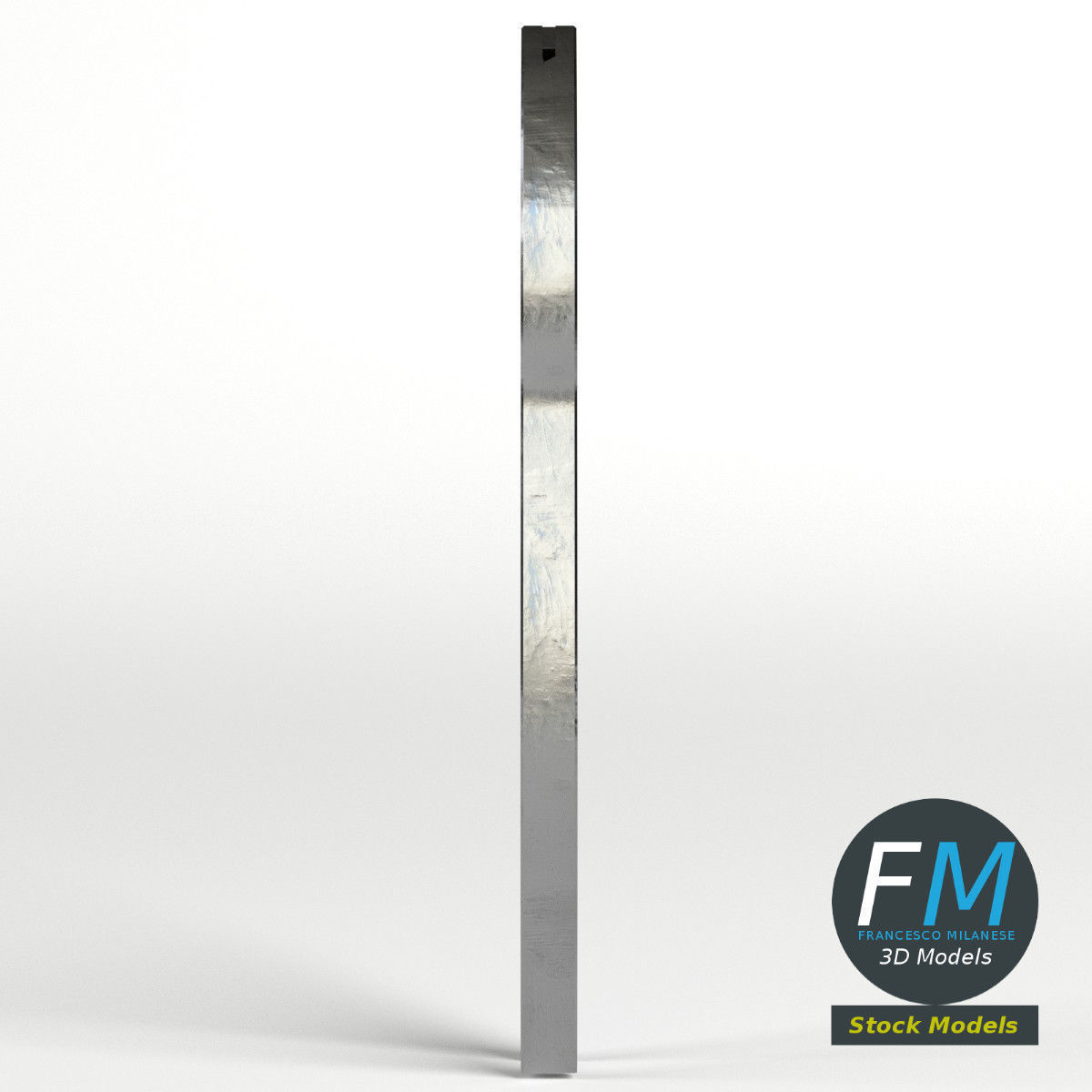 Nutcracker metal pole 3D model_5