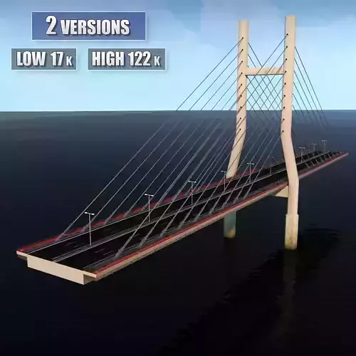 Double Suspended Road Bridge