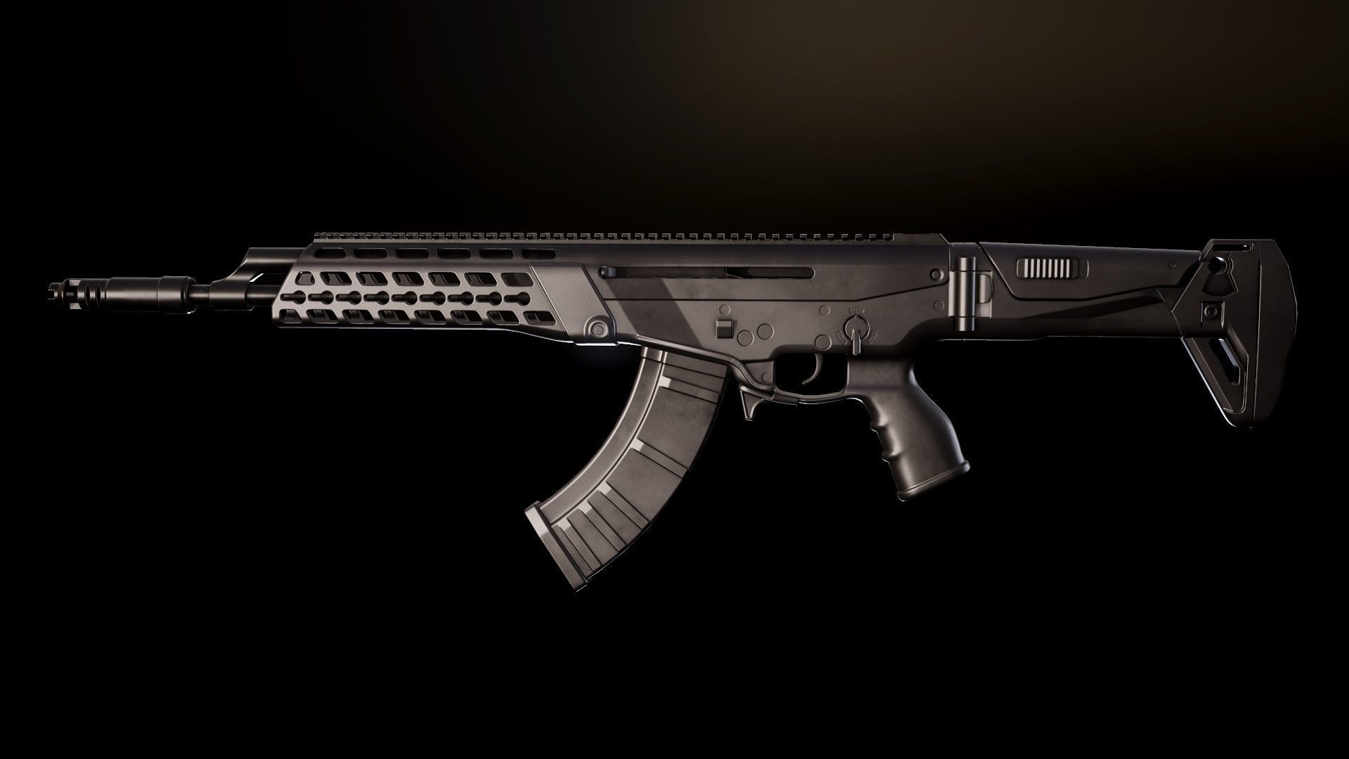 AK ALFA Low-poly 3D model_8