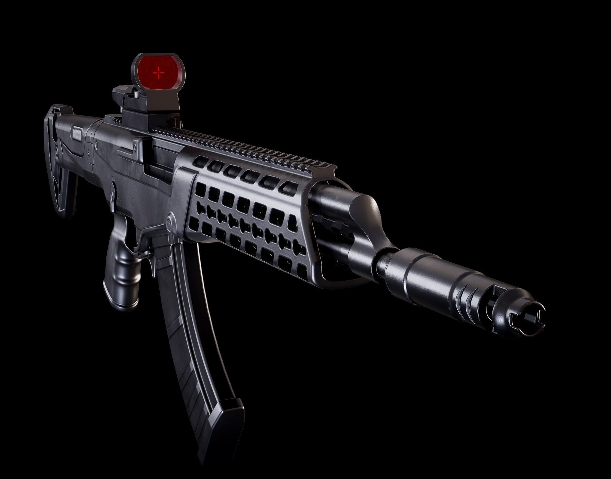 AK ALFA Low-poly 3D model_0