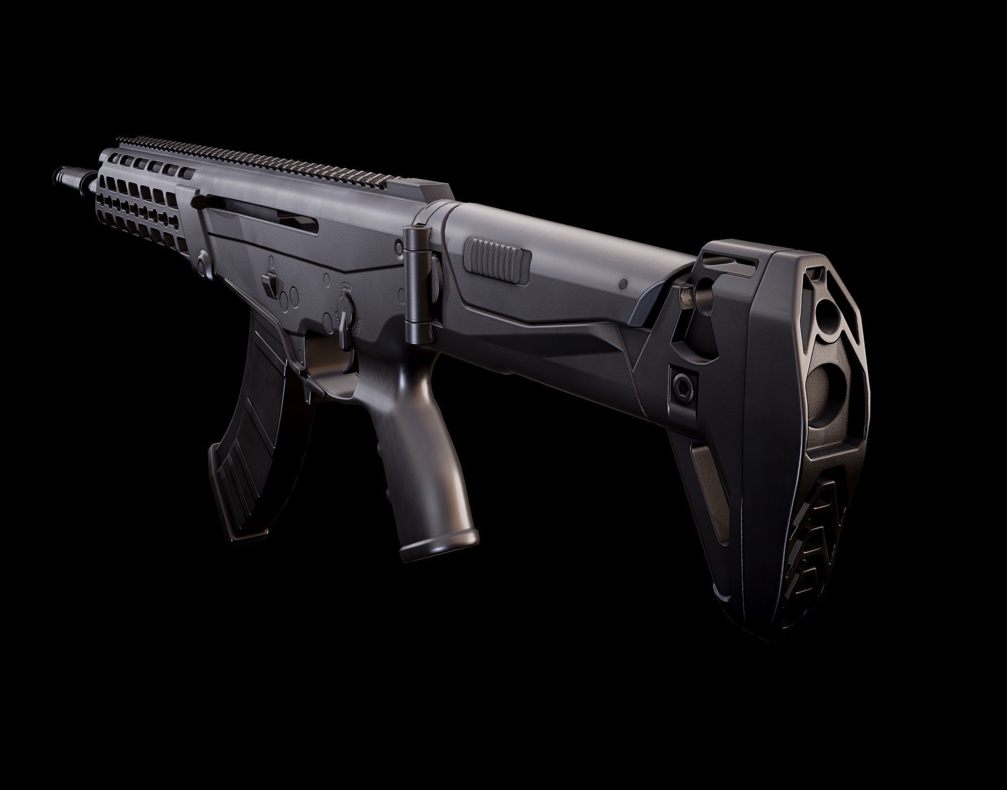 AK ALFA Low-poly 3D model_3