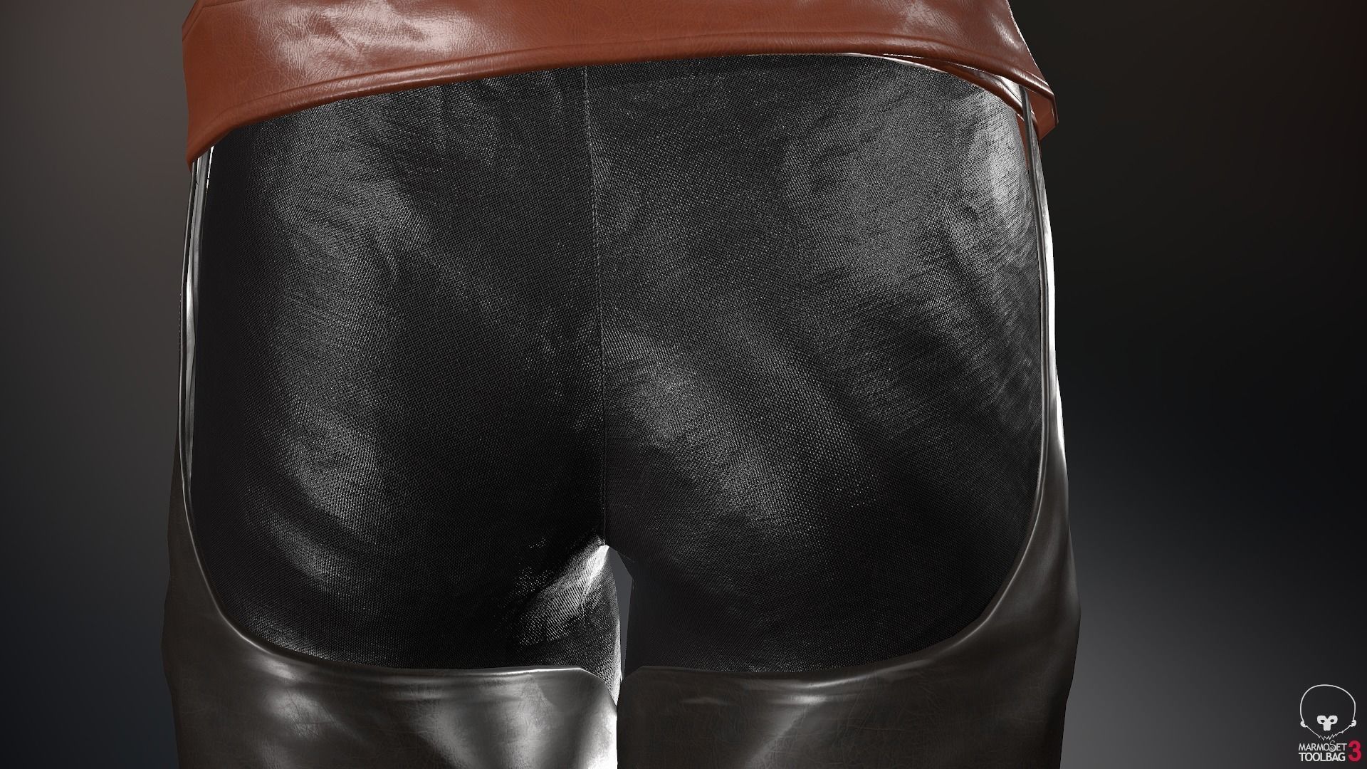 Male Medieval Outfit 1 Low-poly 3D model_65