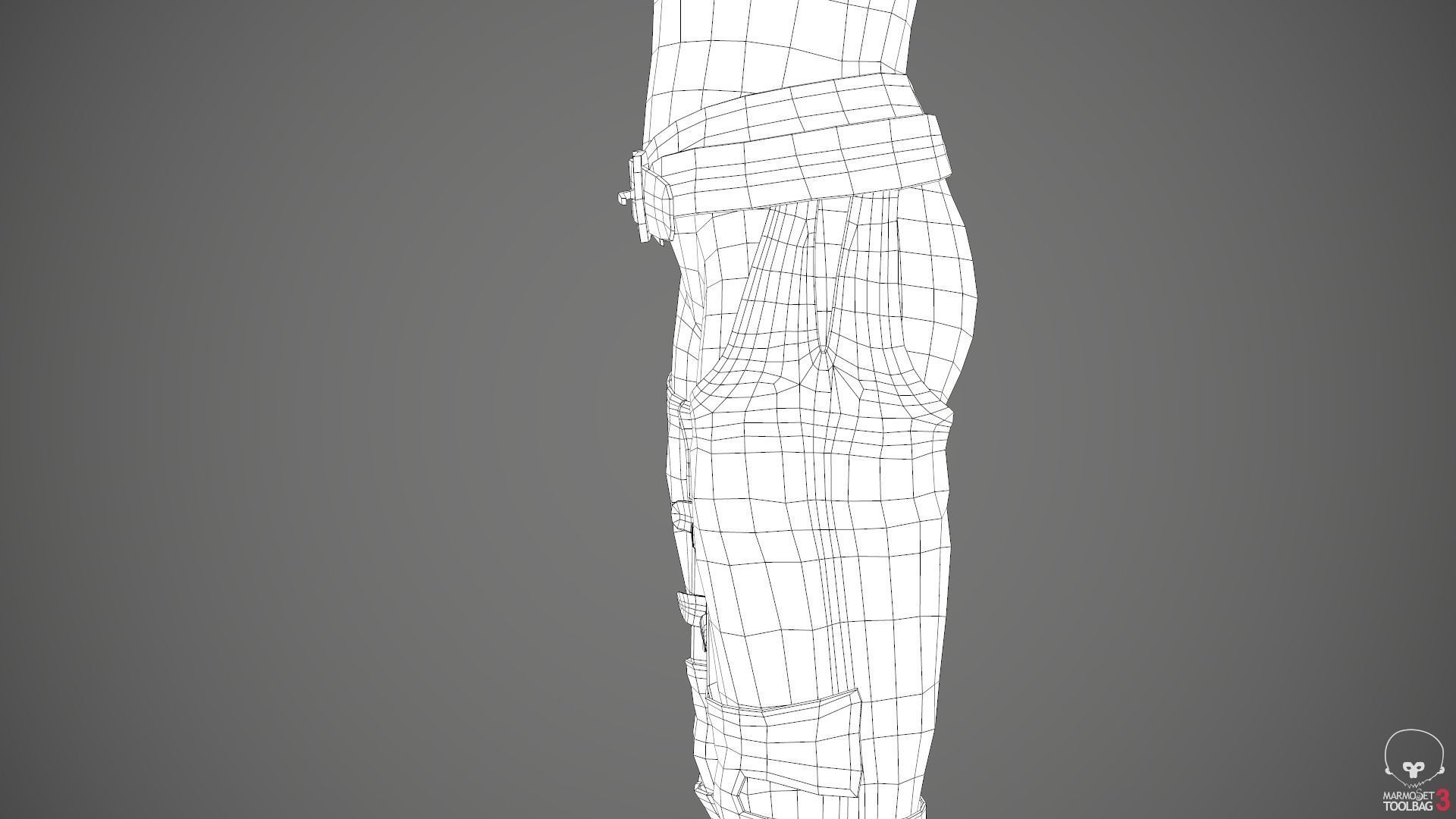 Male Medieval Outfit 1 Low-poly 3D model_92