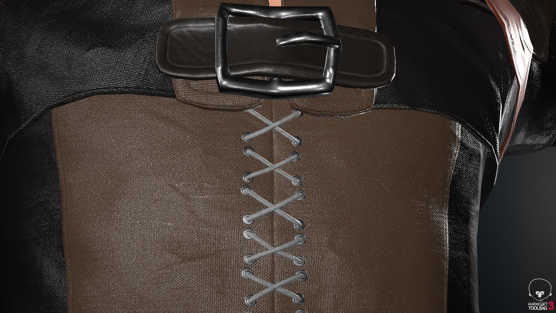 Male Medieval Outfit 1 Low-poly 3D model_16