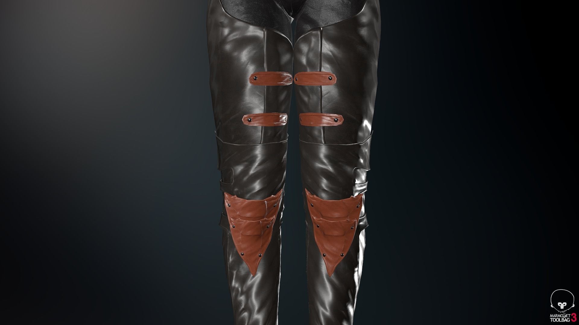 Male Medieval Outfit 1 Low-poly 3D model_44