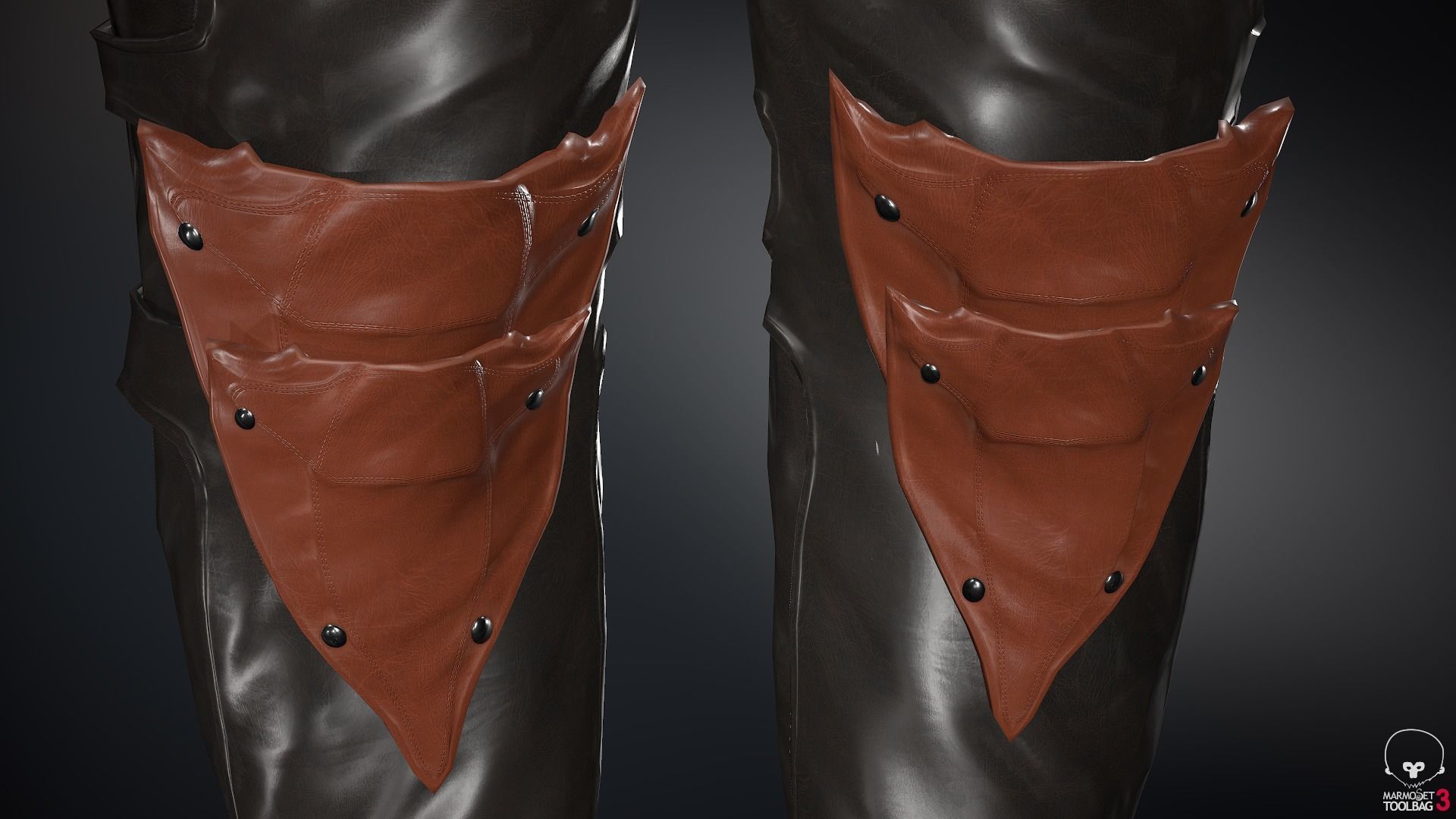 Male Medieval Outfit 1 Low-poly 3D model_54