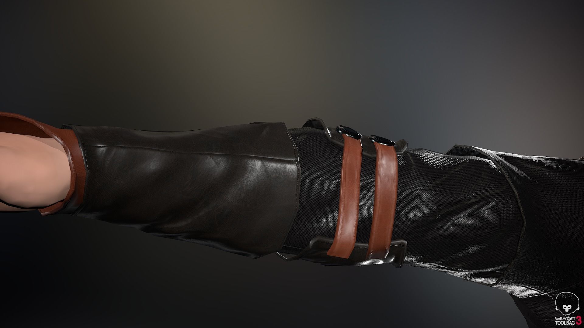 Male Medieval Outfit 1 Low-poly 3D model_32