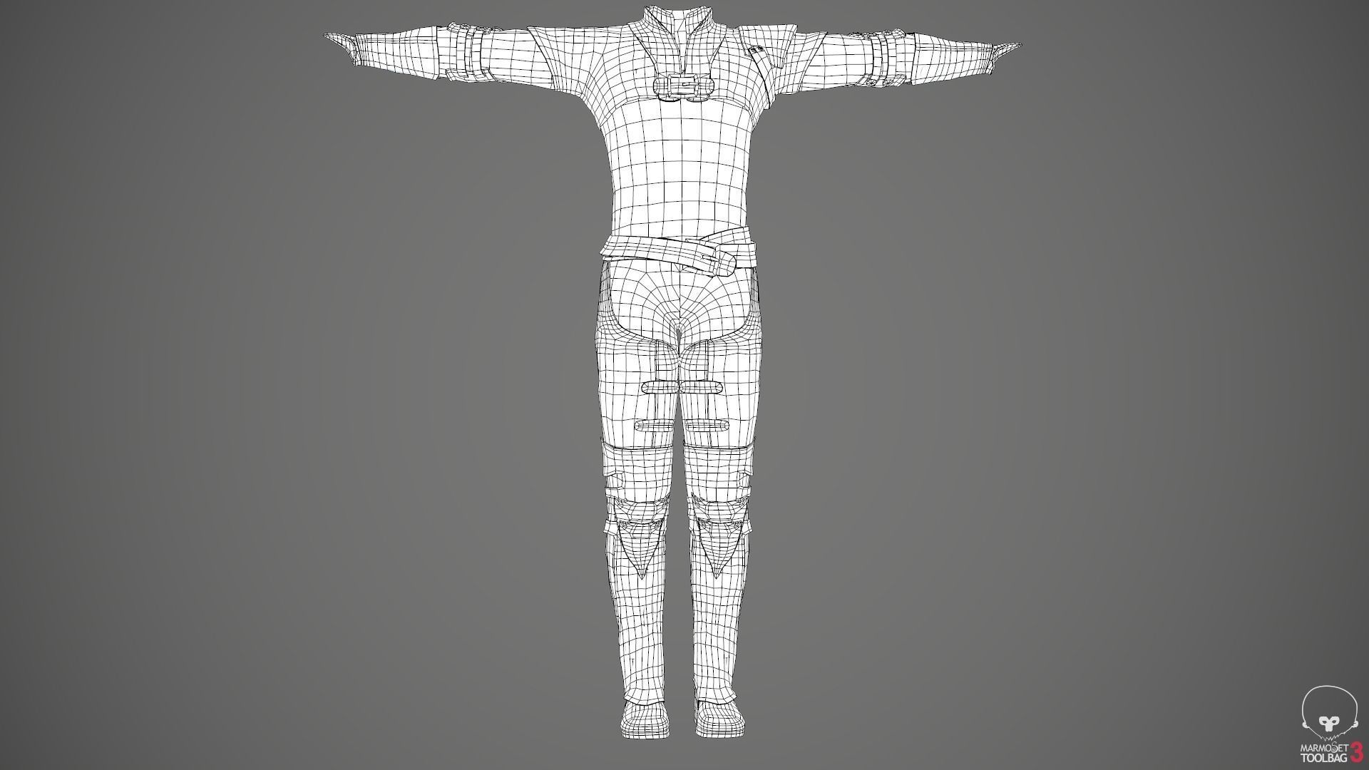 Male Medieval Outfit 1 Low-poly 3D model_76