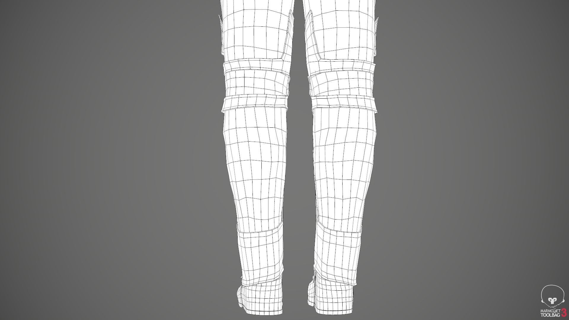 Male Medieval Outfit 1 Low-poly 3D model_88