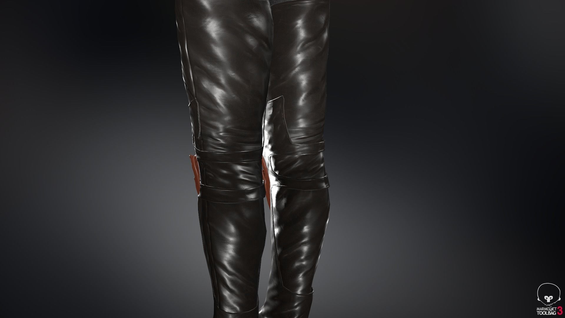 Male Medieval Outfit 1 Low-poly 3D model_59