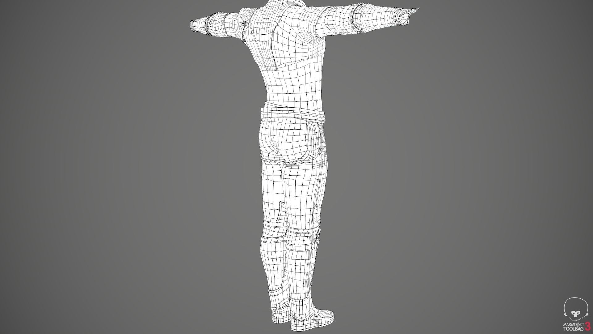 Male Medieval Outfit 1 Low-poly 3D model_79