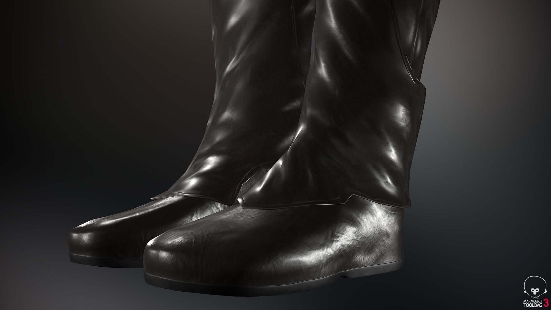 Male Medieval Outfit 1 Low-poly 3D model_57