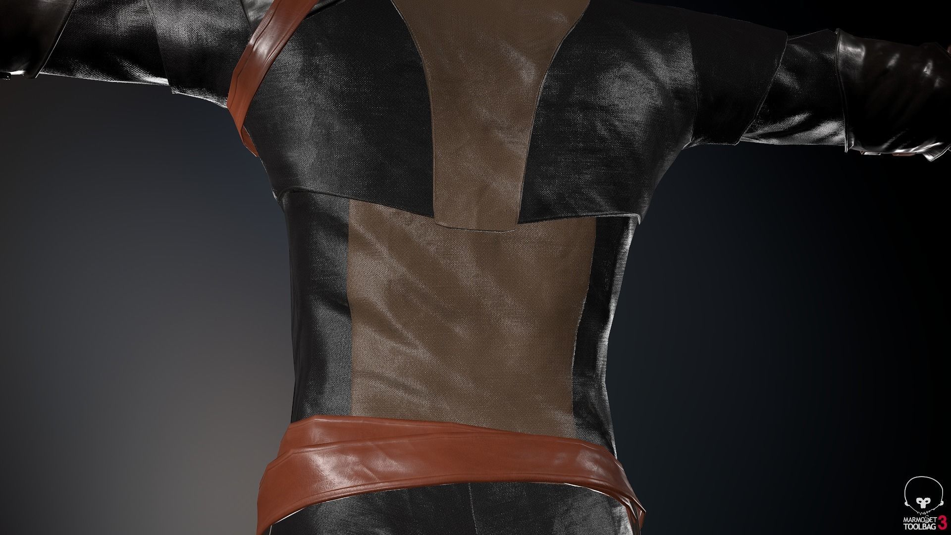 Male Medieval Outfit 1 Low-poly 3D model_25