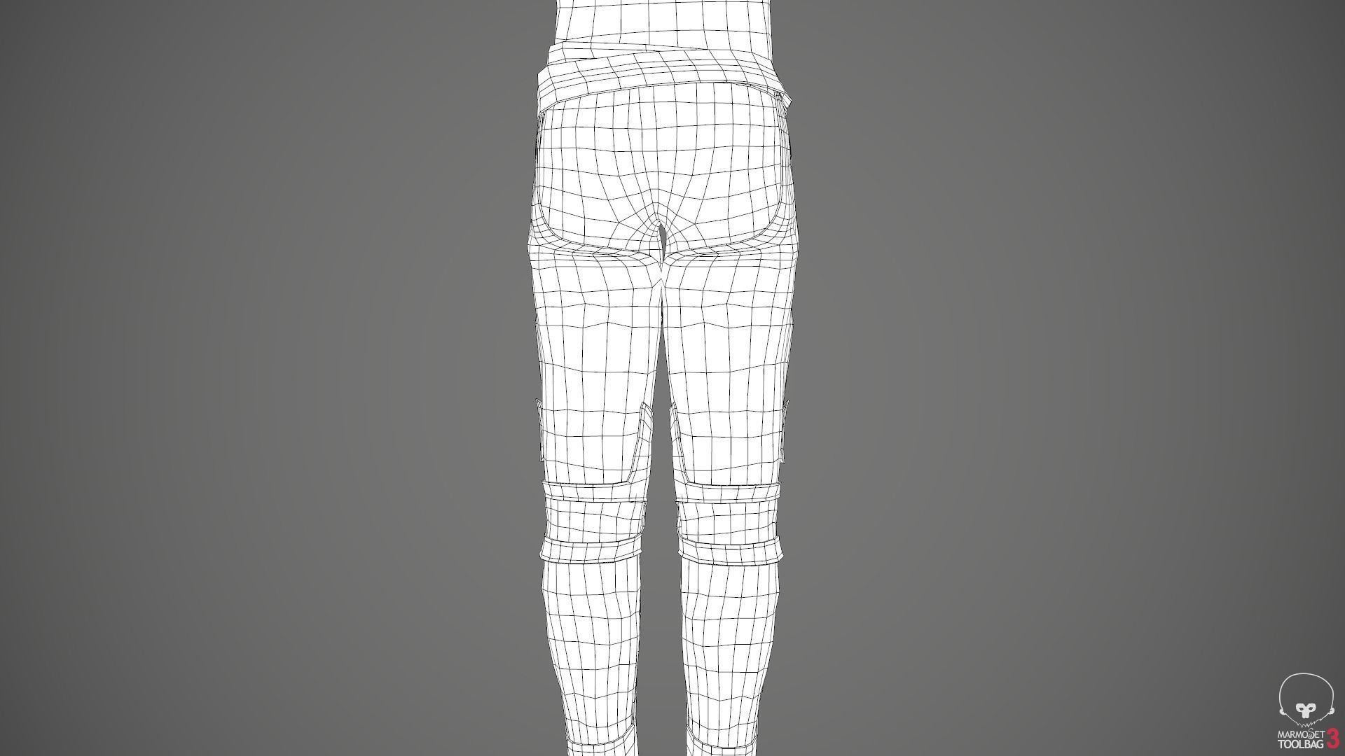 Male Medieval Outfit 1 Low-poly 3D model_83