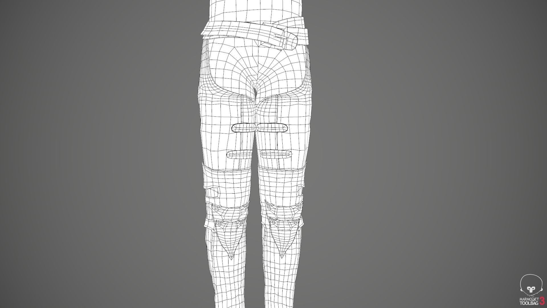 Male Medieval Outfit 1 Low-poly 3D model_84