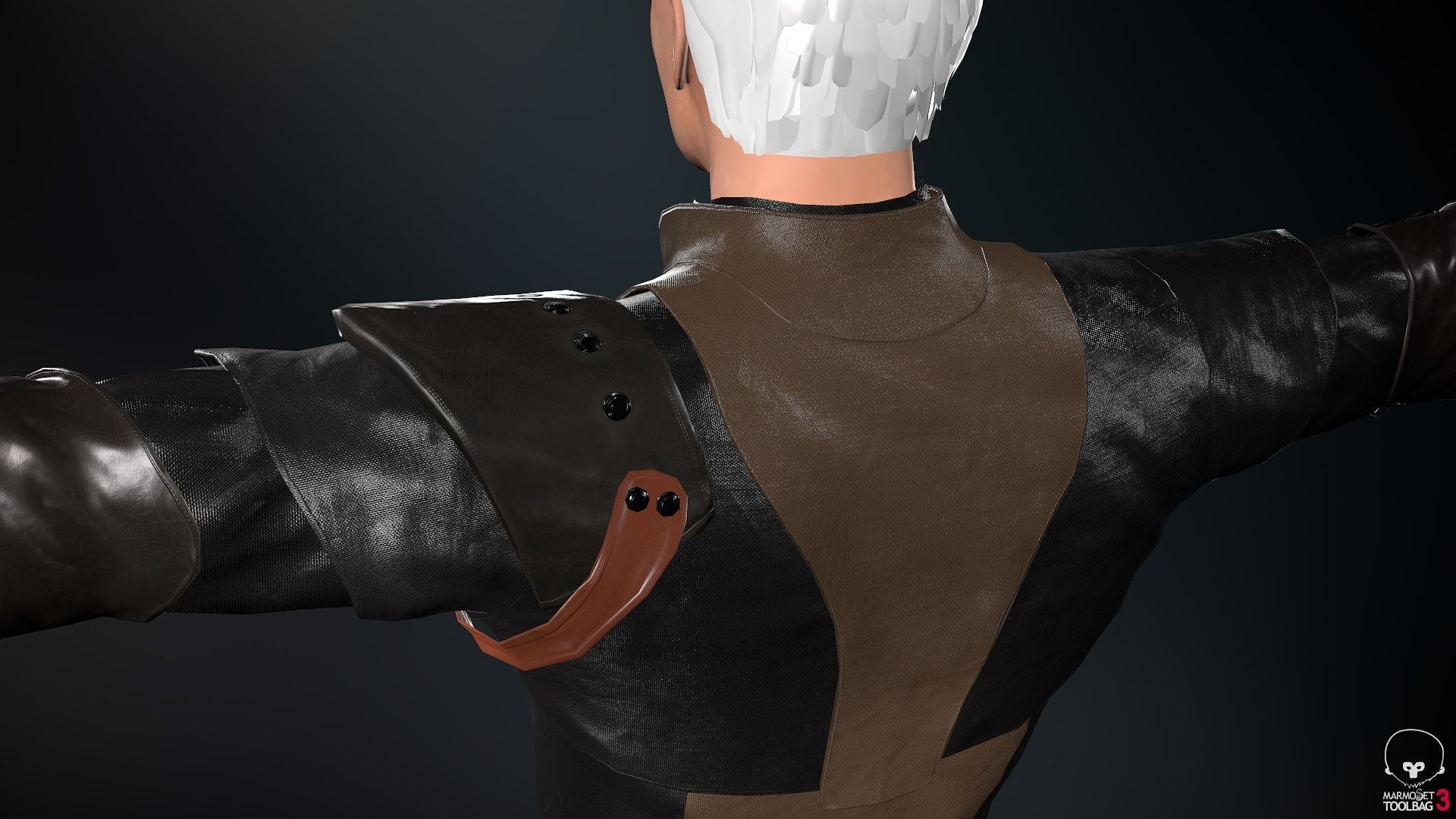 Male Medieval Outfit 1 Low-poly 3D model_23
