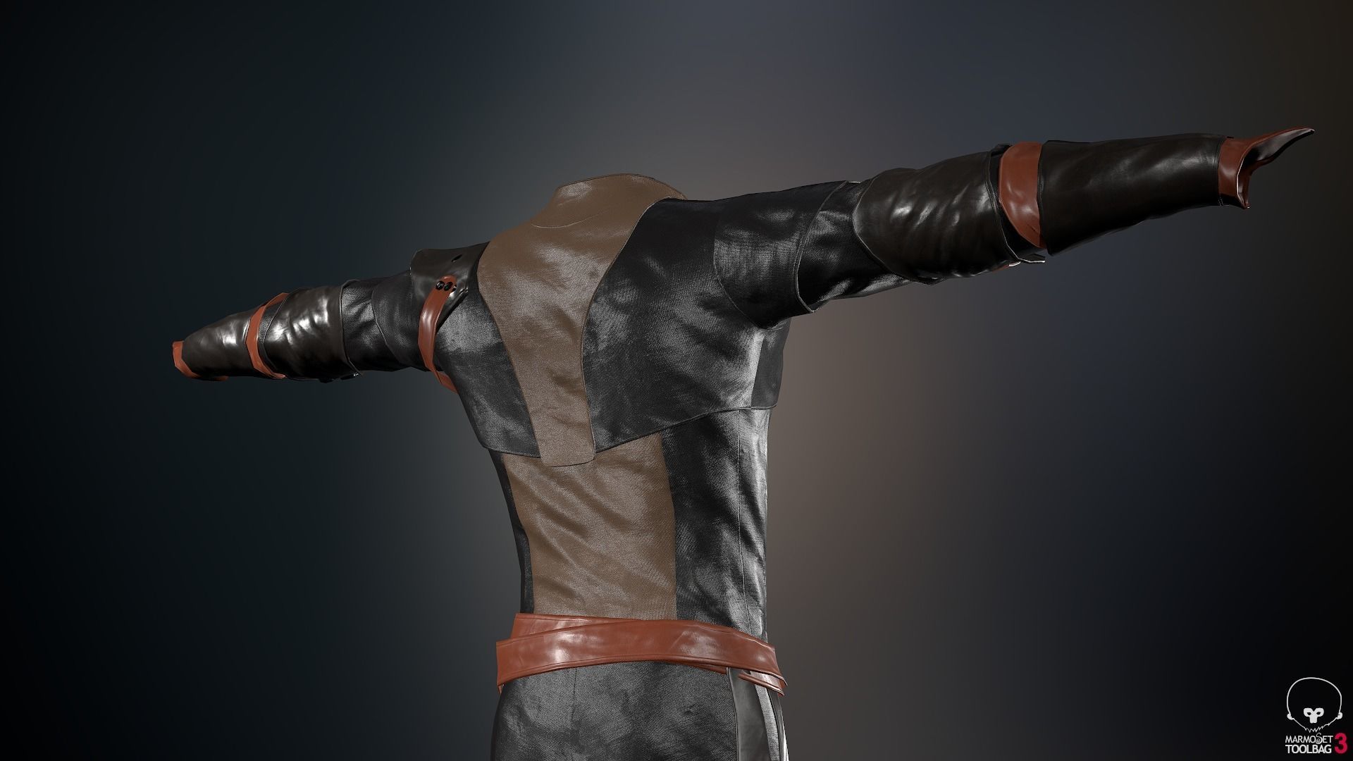 Male Medieval Outfit 1 Low-poly 3D model_75