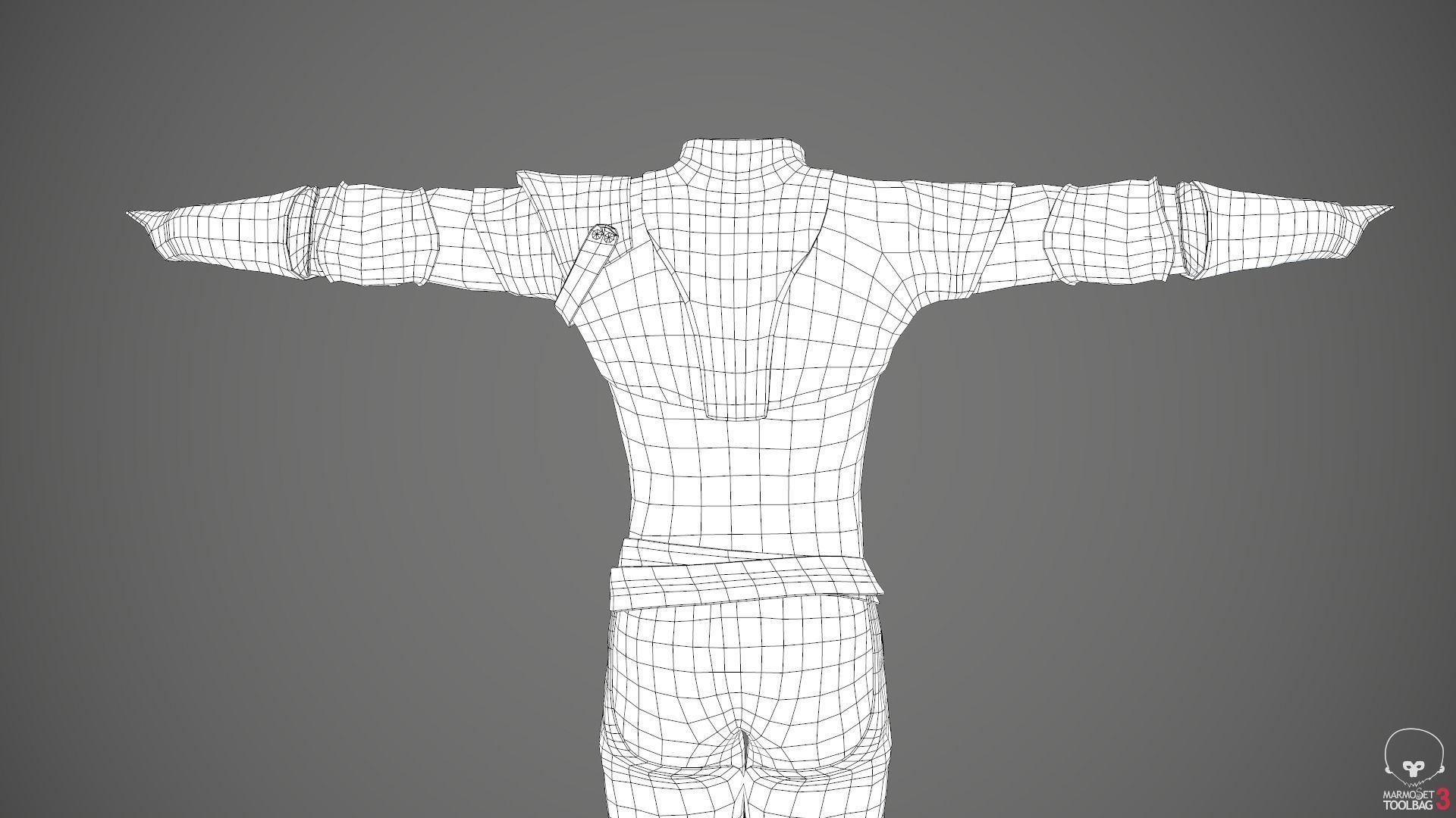 Male Medieval Outfit 1 Low-poly 3D model_82