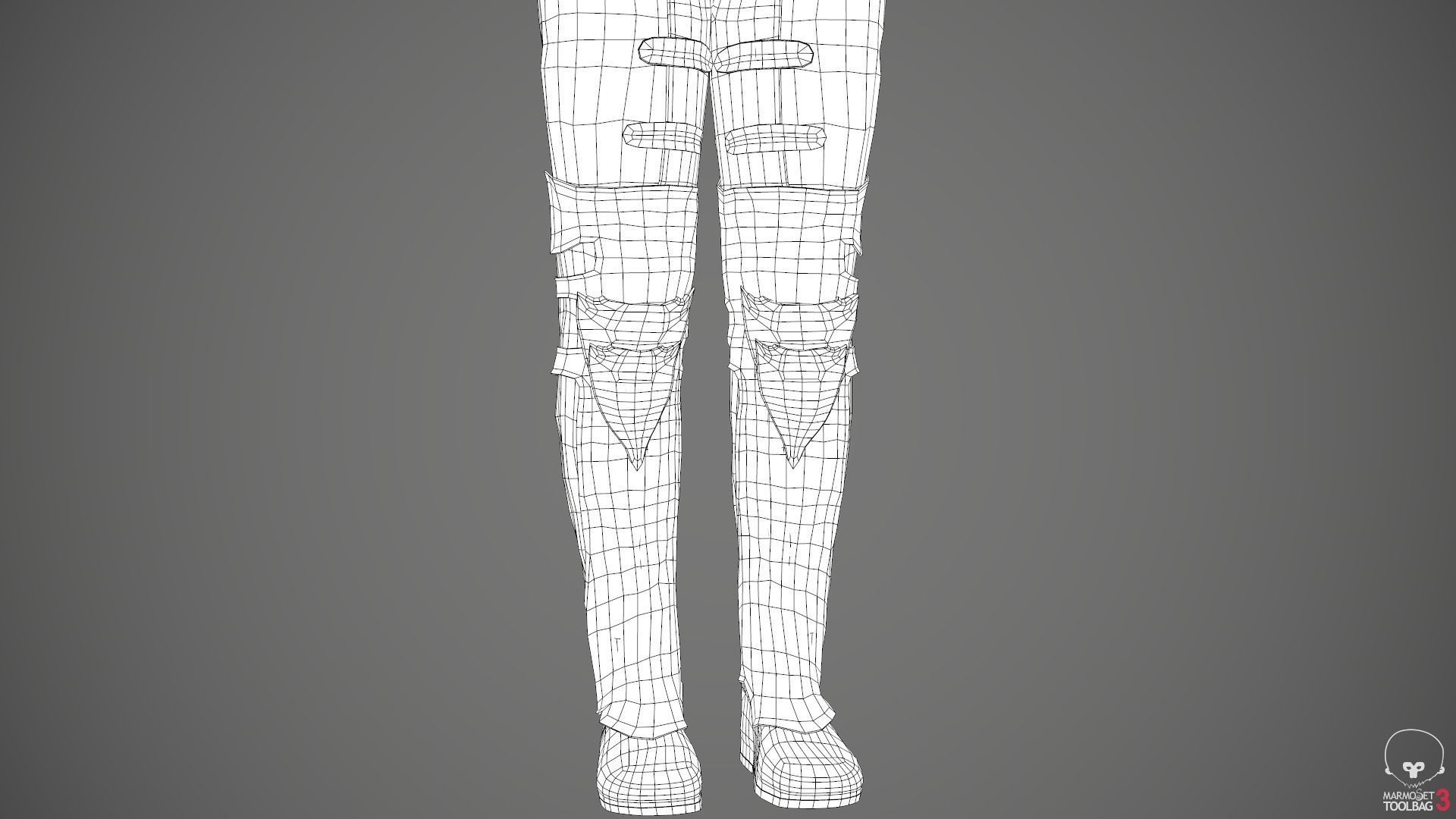 Male Medieval Outfit 1 Low-poly 3D model_85
