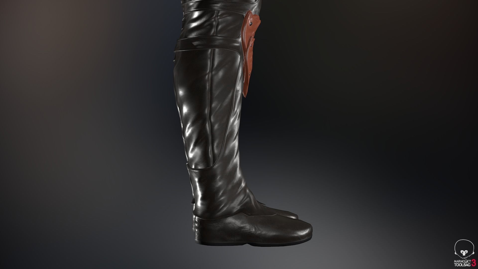 Male Medieval Outfit 1 Low-poly 3D model_51