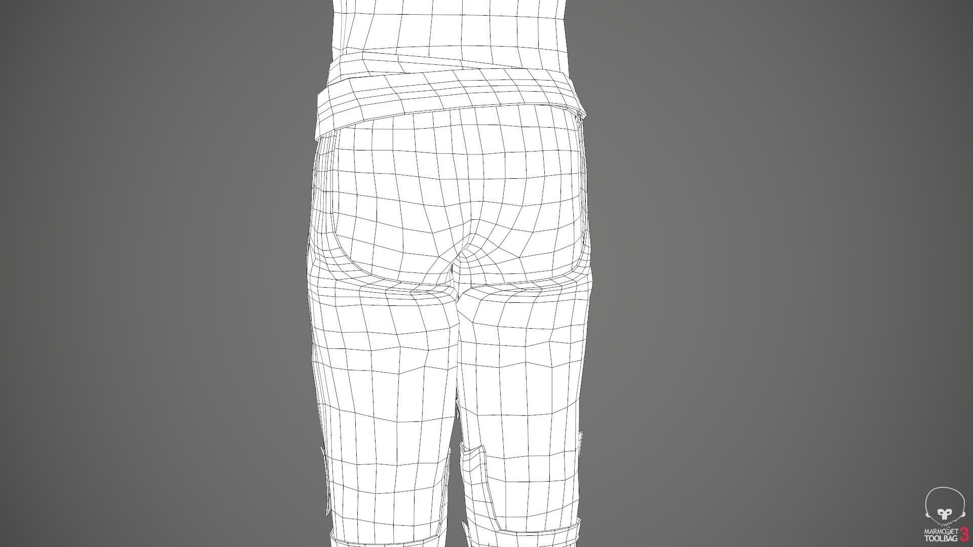 Male Medieval Outfit 1 Low-poly 3D model_91