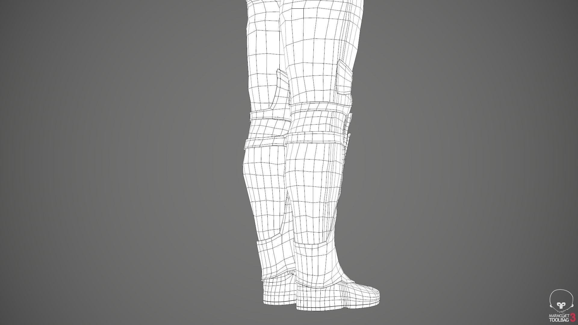 Male Medieval Outfit 1 Low-poly 3D model_87