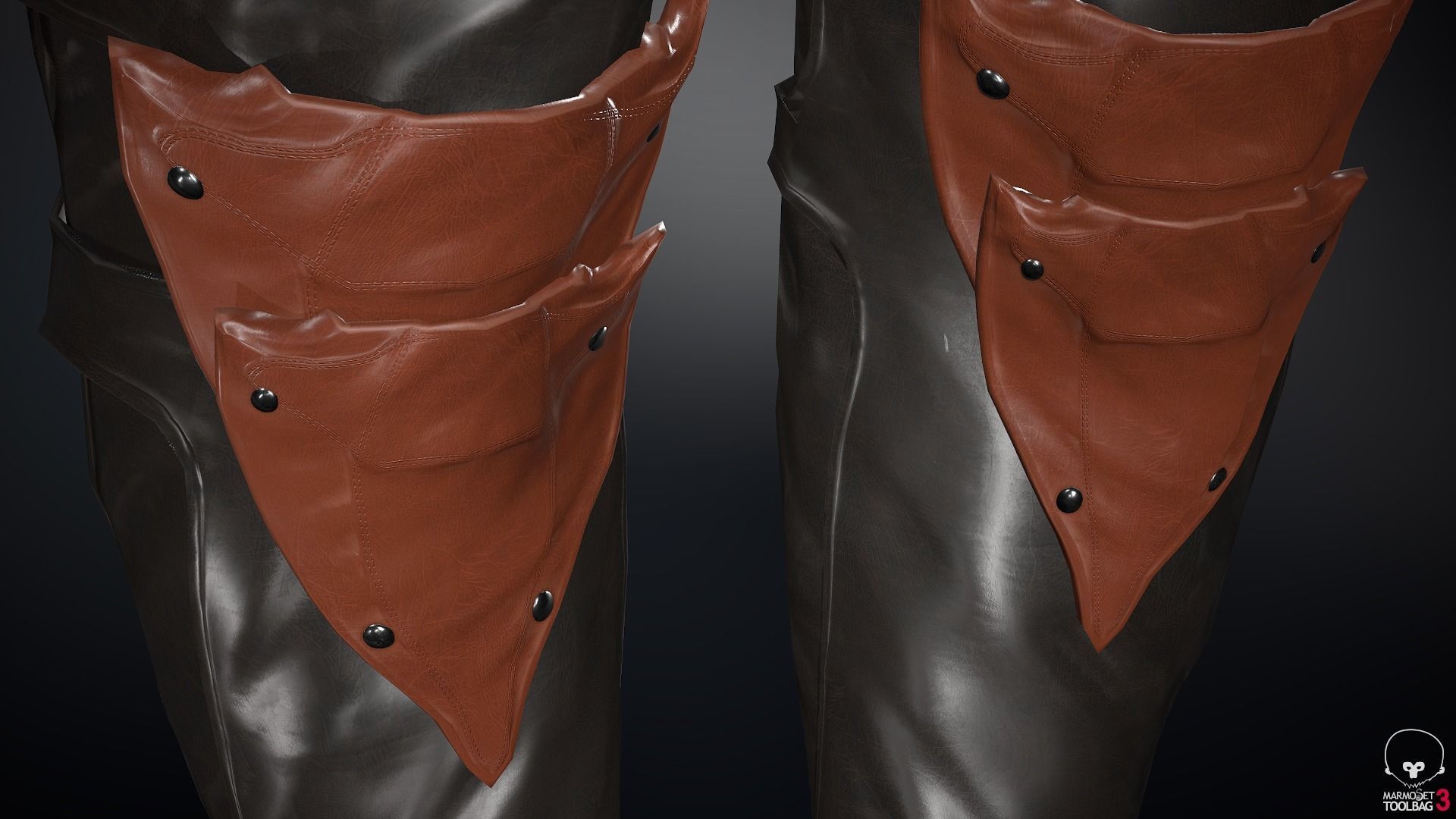 Male Medieval Outfit 1 Low-poly 3D model_55