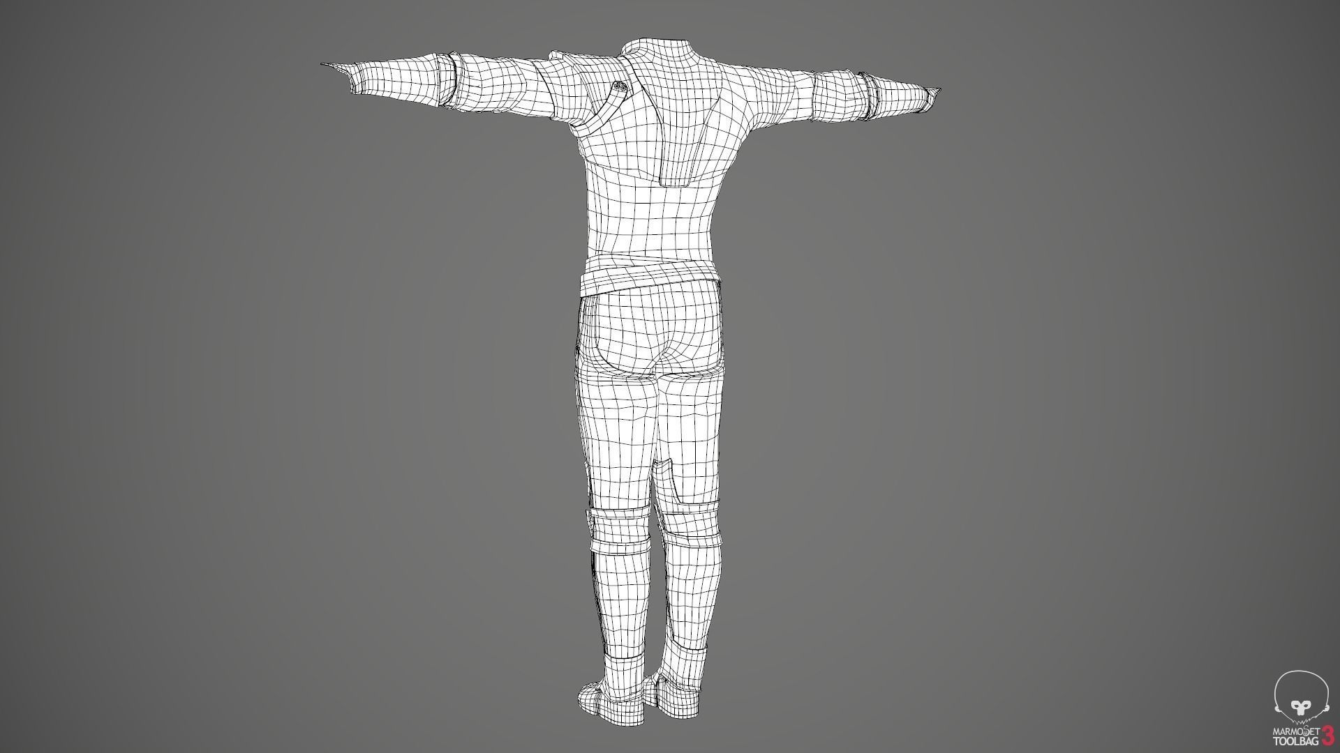 Male Medieval Outfit 1 Low-poly 3D model_78