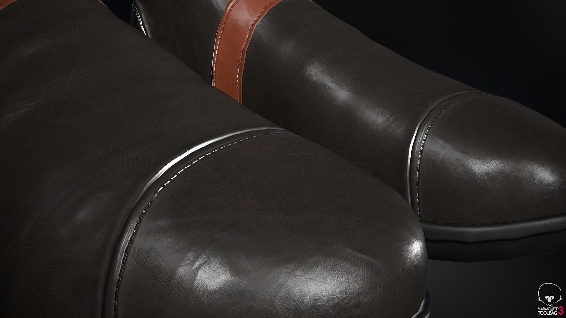 Male Assassin Outfit 2 Low-poly 3D model_65