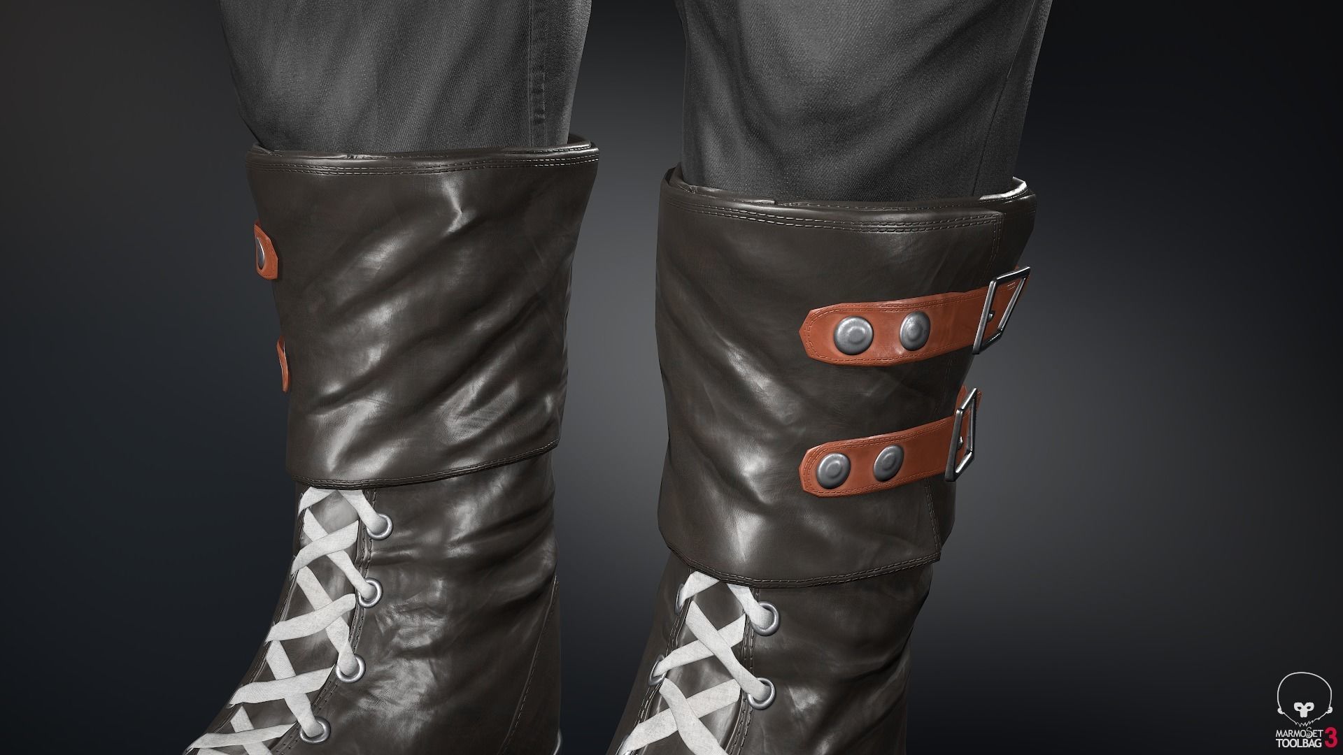 Male Gangster Outfit Low-poly 3D model_43