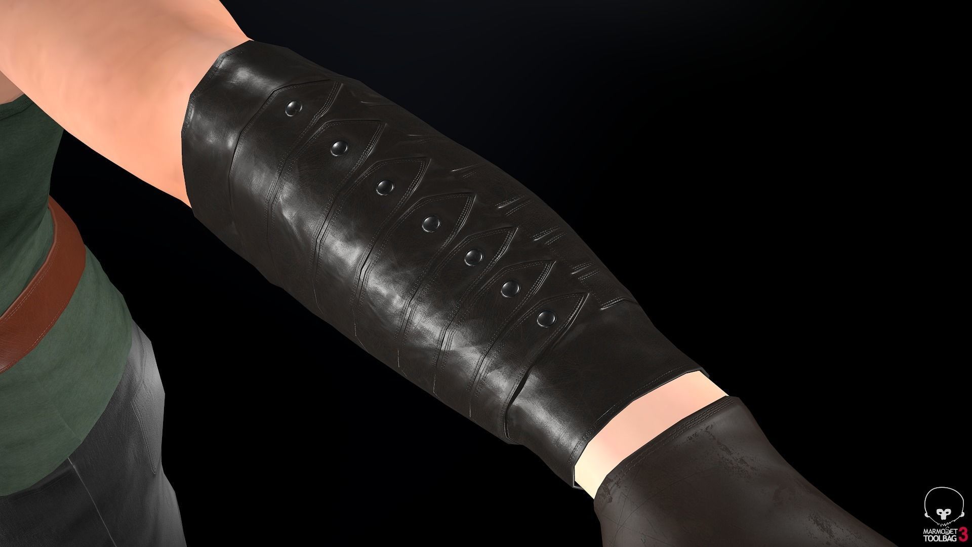 Male Gangster Outfit Low-poly 3D model_24