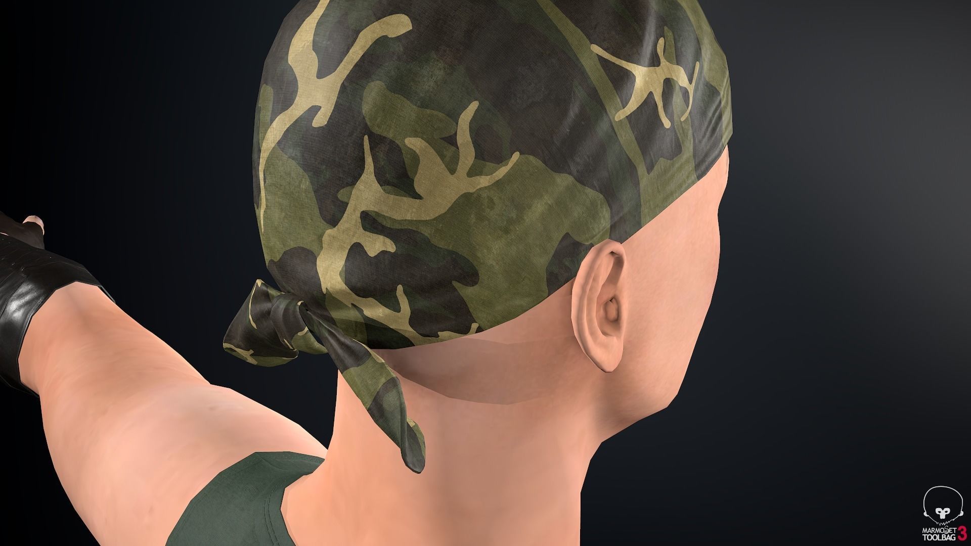 Male Gangster Outfit Low-poly 3D model_14