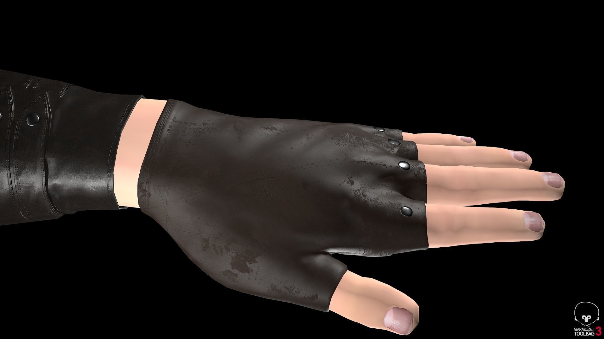 Male Gangster Outfit Low-poly 3D model_26