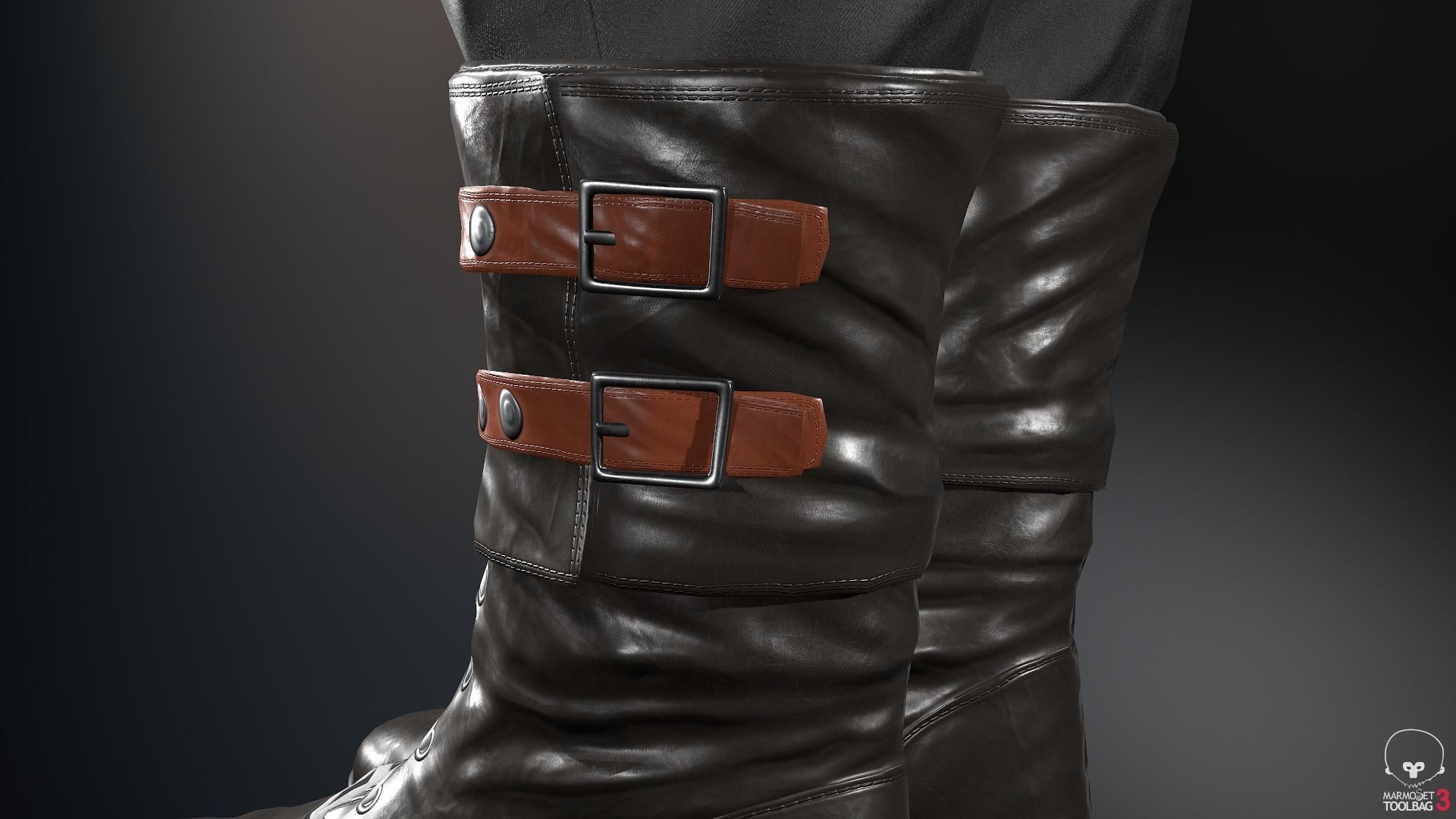 Male Gangster Outfit Low-poly 3D model_45