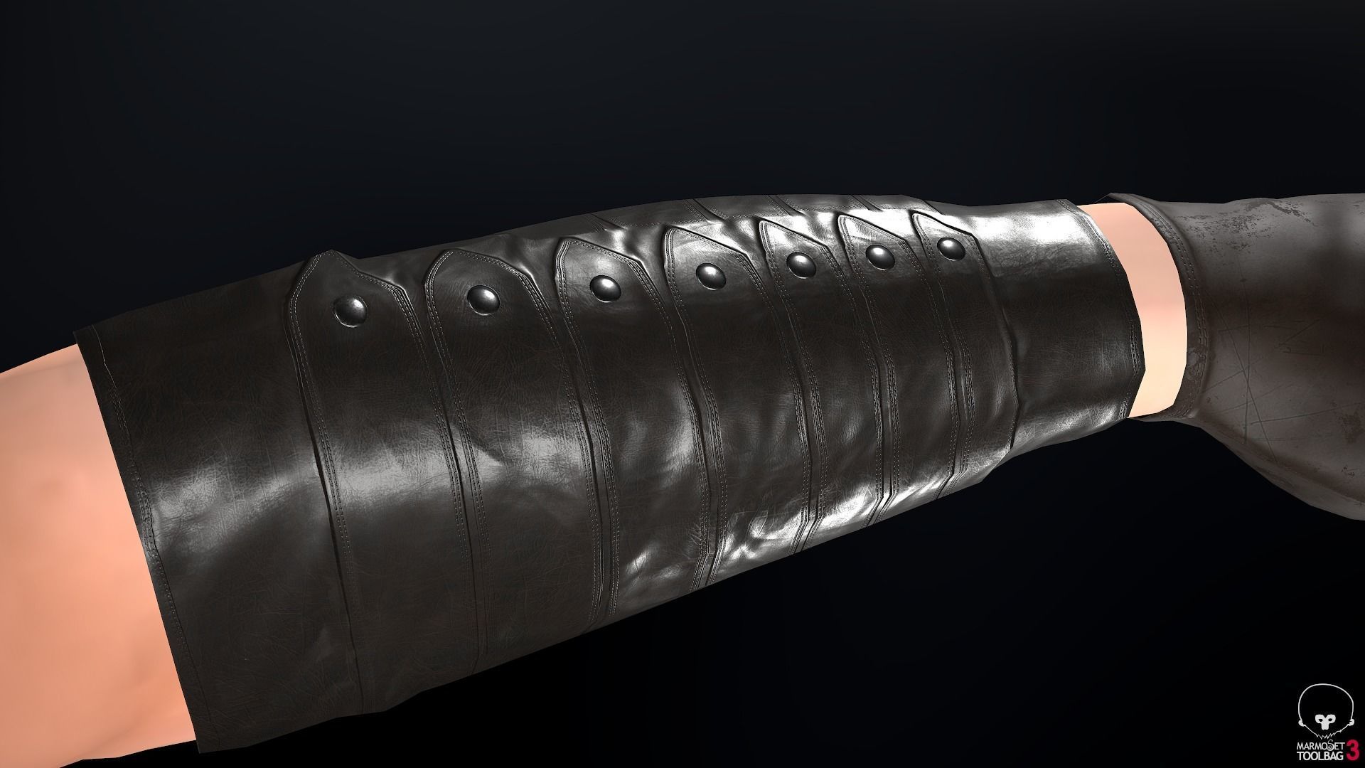 Male Gangster Outfit Low-poly 3D model_25