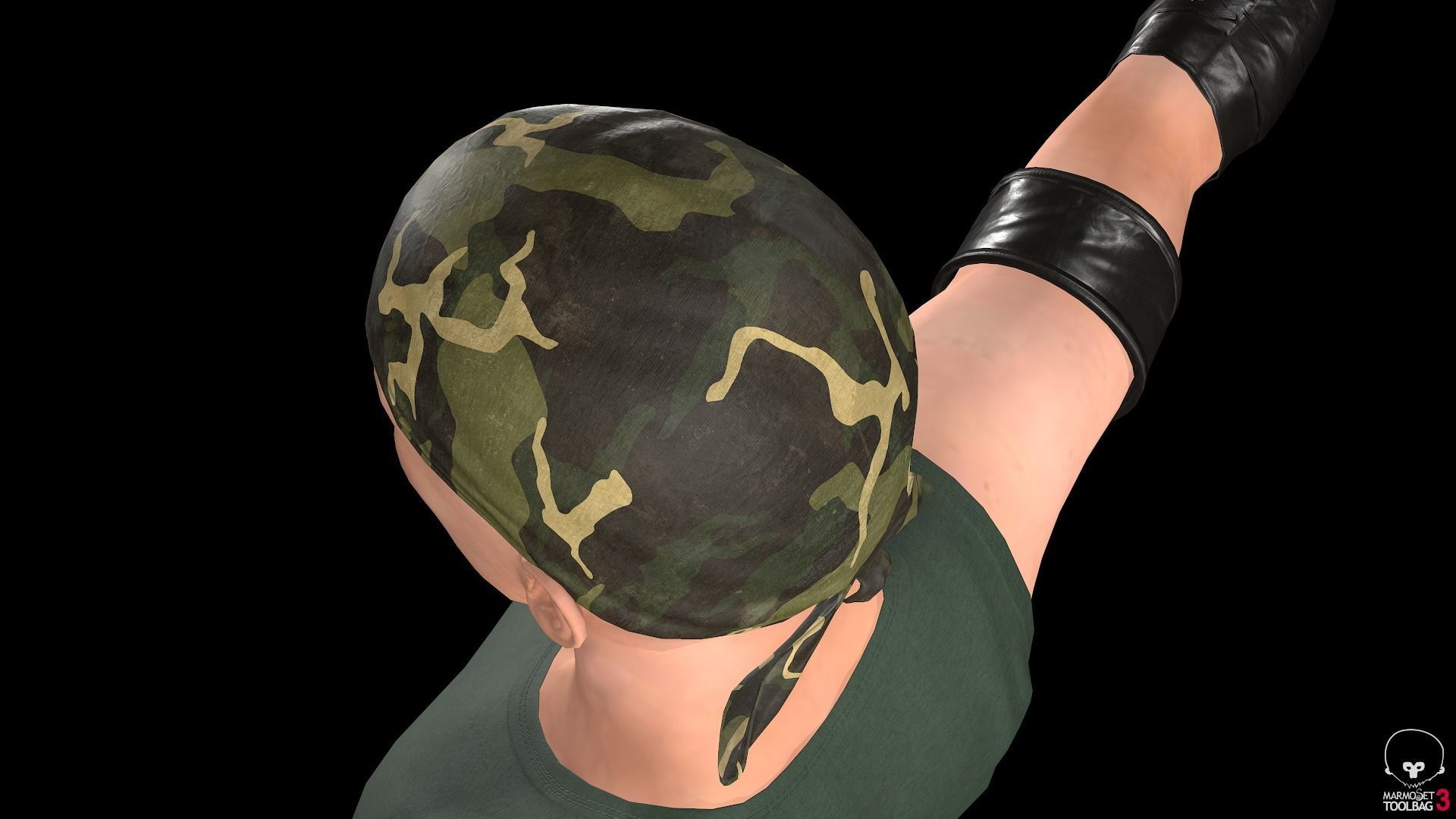 Male Gangster Outfit Low-poly 3D model_17